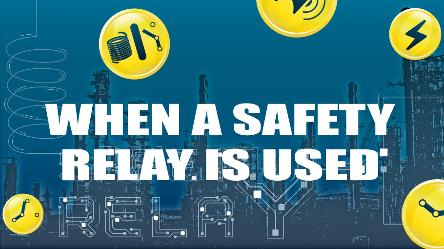 When a safety relay is used